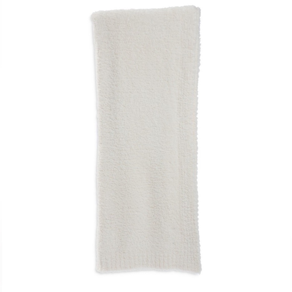 Barefoot Dreams Soft Cream Ivory Neutral Cozychic Throw Blanket NWT NEW - Picture 8 of 8